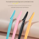 12 Pack Pink Eyebrow Razor Trimmer - Stainless Steel Blade with Safety Guard - Non-Slip Ergonomic Handle for Precise Shaping, Face & Body Hair Removal, Travel Friendly Beauty Tool with Protective Cap