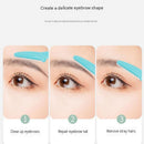 12 Pack Blue Eyebrow Razor Trimmer - Stainless Steel Blade with Safety Guard - Non-Slip Ergonomic Handle for Precise Shaping, Face & Body Hair Removal, Travel Friendly Beauty Tool with Protective Cap