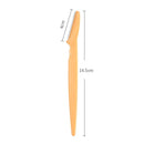 12 Pack Yellow Eyebrow Razor Trimmer - Stainless Steel Blade with Safety Guard - Non-Slip Ergonomic Handle for Precise Shaping, Face & Body Hair Removal, Travel Friendly Beauty Tool with Protective Cap