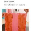 3 Pack Pink Microfiber Cleaning Cloth Roll - 25x25cm Thickened Absorbent Wipes - Lint Free Reusable Kitchen Towel for Dishes, Fruit, Countertops - Easy Tear Design, Multi Purpose Household Cleaning