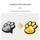 3 Pack Solar Powered Cat Paw Garden Lights with White LED - Waterproof Outdoor Lawn Lamp - Cute Animal Footprint Pathway Decor for Yard, Driveway, Patio - Auto On/Off, Easy Stake Installation