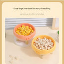 2 Pack Pink Elevated Pet Food Bowl - Cute Pig Design Raised Feeder for Cats and Small Dogs - Non-Slip ABS Material, Easy Clean, Ergonomic Neck Protection