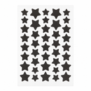 Star Acne Patches Black 5 Sheets - 40 Stars Per Sheet, Hydrocolloid Blemish Stickers, Waterproof Sweat-Resistant Star Pimple Covers