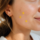 Star Acne Patches Yellow 5 Sheets - 40 Stars Per Sheet, Hydrocolloid Blemish Stickers, Waterproof Sweat-Resistant Star Pimple Covers