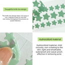 Star Acne Patches Yellow 5 Sheets - 40 Stars Per Sheet, Hydrocolloid Blemish Stickers, Waterproof Sweat-Resistant Star Pimple Covers