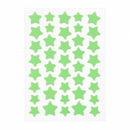 Star Acne Patches Green 5 Sheets - 40 Stars Per Sheet, Hydrocolloid Blemish Stickers, Waterproof Sweat-Resistant Star Pimple Covers