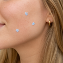 Star Acne Patches Blue 5 Sheets - 40 Stars Per Sheet, Hydrocolloid Blemish Stickers, Waterproof Sweat-Resistant Star Pimple Covers