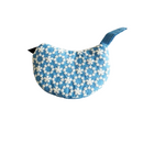 1 PCS Blue Bird Shaped Pot Lid Lifter Heat Resistant Cotton Potholder - Embroidered Floral Kitchen Accessory for Saucepan Handles and Hot Cookware