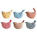 1 PCS Blue Bird Shaped Pot Lid Lifter Heat Resistant Cotton Potholder - Embroidered Floral Kitchen Accessory for Saucepan Handles and Hot Cookware