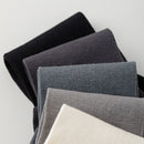 5 Pairs Black Cotton Blend Ankle Socks - Solid Colour Breathable Short Socks with Ribbed Cuffs, Soft Everyday Casual Socks for Work, Sport and Daily Wear