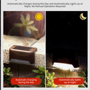 4 Pack Solar Step Lights (White light)- Outdoor LED Fence and Deck Lights with Auto Dusk Activation, 8-10 Hour Lighting for Stairs, Garden, Patio and Pathways