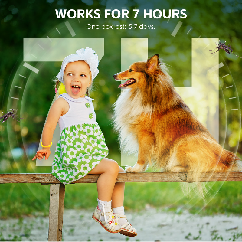 6 Pcs Mosquito Repellent Wristbands