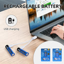 4 PCS AAA USB Rechargeable LI-ION Battery