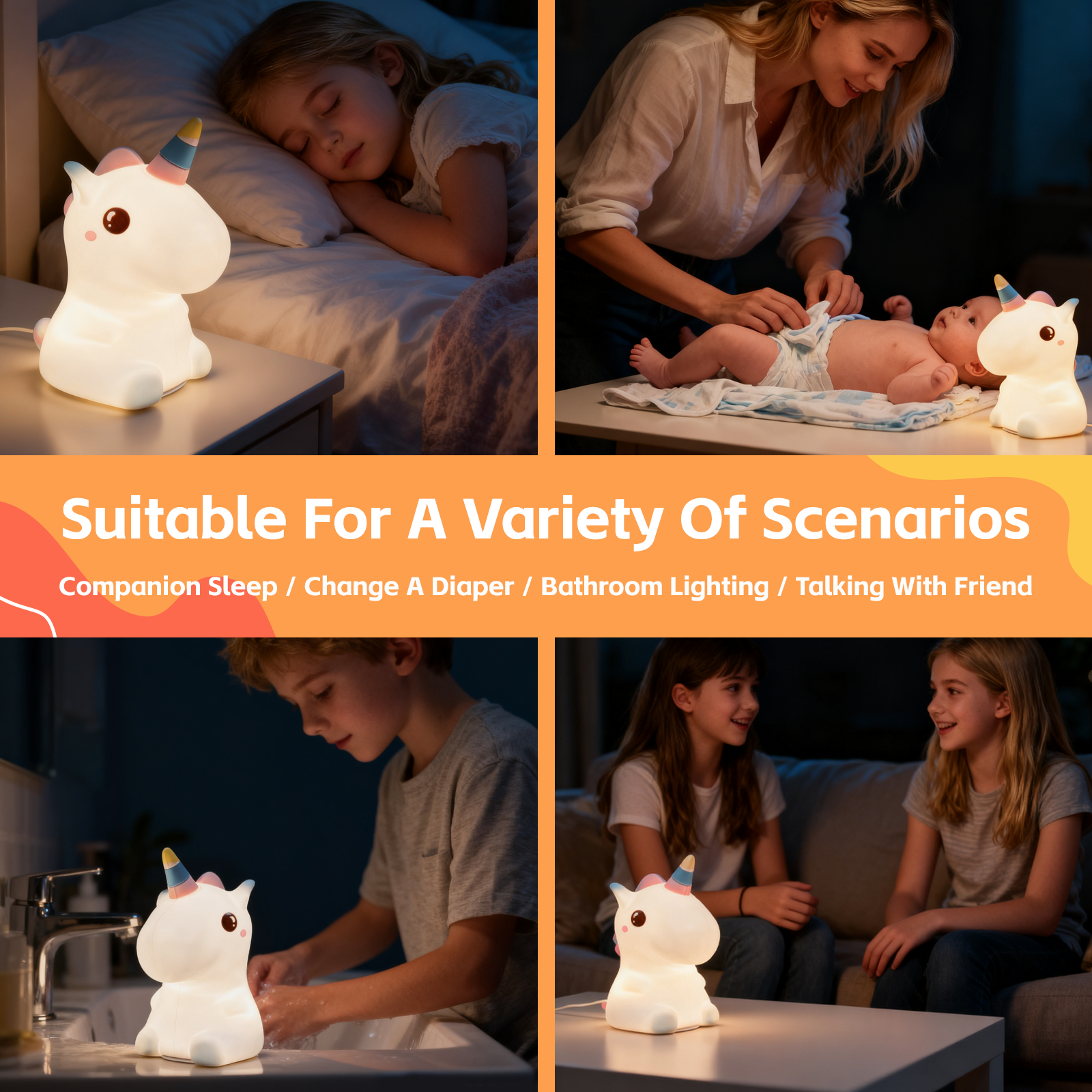 Squishy Uniconrn Night Light