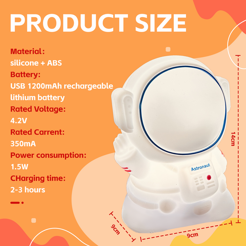 Squishy Astronaut Night Light