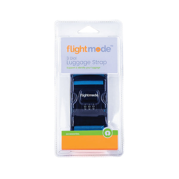 Flight Mode 180cm 3 Dial Travel Luggage Adjustable Strap Lock