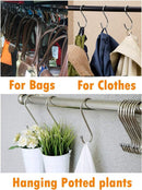 18 Pcs Multipurpose Durable Utility S Hooks for Hanging