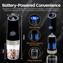 2 Pcs Gravity Sensor Electric Salt and Pepper Spice Grinder