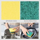 30 Pcs Heavy‑Duty Sponge Scourers – Multi‑Purpose Kitchen Cleaning Pads