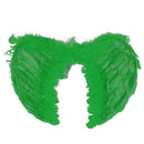 Large feather angel wings assorted colours - Blue
