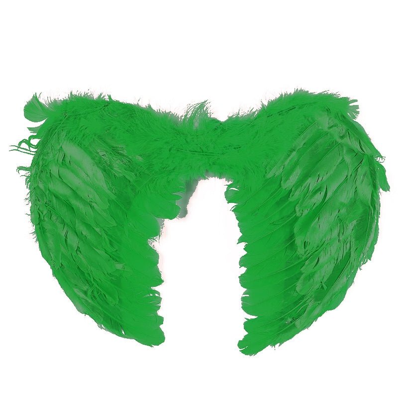 Large feather angel wings assorted colours - Purple