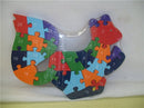 WOODEN ANIMAL PUZZLES ALPHABET AND NUMBER ASSORTED - Owl