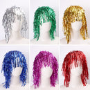 Party tinsel wig-assorted colour - Blue