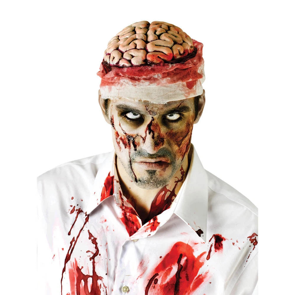 Halloween Costume Bloody Brain Zombie Headpiece Monster Costume