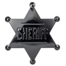METAL SHERIFF BADGE ASSORTED COLOURS - Bronze