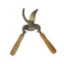 Curved Pruning Shears | Wooden Handle