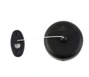 Retractable Single Clothesline - Black