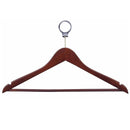Anti-theft Wooden Cloth Hanger - Brown