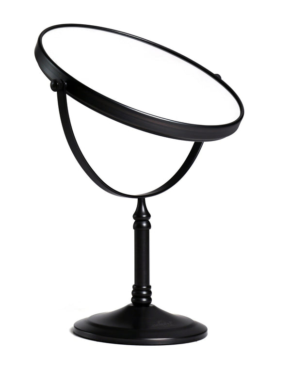 5X & 1X Tabletop Magnifying Mirror - Matte Black