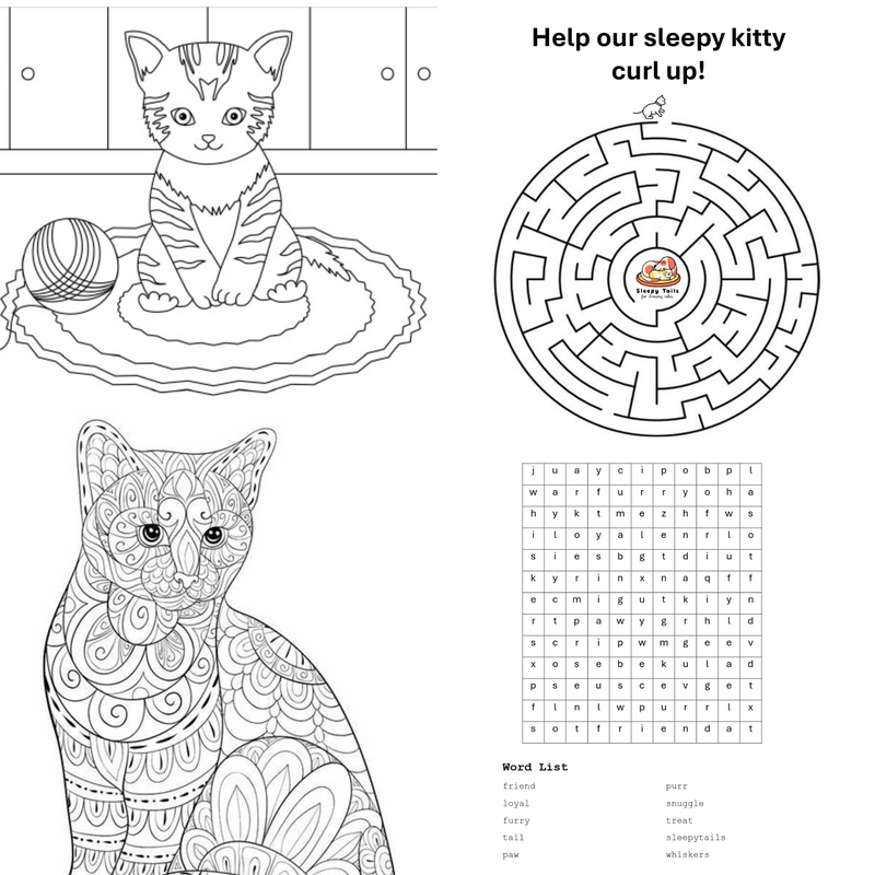 Sleepy Tails - Ginger Cat - Breathing