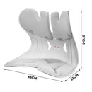 BKT Cushion Portable Ergonomic Lower Back Seat Lumbar Support Chair Posture Corrector Extra Large Fit 75-150kg Users for Home Office Chair and Floo
