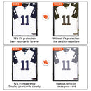 Jersey Frame Card Display Case Lockable Large Sports Jersey Showcase Box for Football Soccer Basketball Baseball Hockey with UV Protection Acrylic Black
