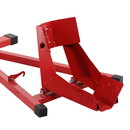 Heavy-Duty Motorcycle Motorbike Front Wheel Chock Lift Stand Vehicle Wheel Chock Clampsfor Trailer Transport 15"-21" Tires Standard Motorcycles