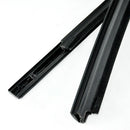 Outer Door Weather Window Rubber Seals Fit for Ford Ranger 2019-2023 Series Moulding Trim Strips Car Modification Accessories Black 4Pcs