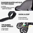 Universal Pram Board Seat and Stand Up Adjustable Buggy Board Pushchair with Bear Pattern Removable Seat Fits Most Strollers Holds Children Up to 25kg
