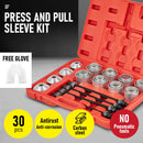 30 PCS Pull and Press Sleeve Kit 45