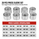 30 PCS Pull and Press Sleeve Kit 45