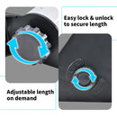 5 Line Retractable Clothesline 10m Heavy Duty Wall-Mounted Iron Clothes Dryer Outdoor Indoor Drying Rack Rope Hanger for Wet Dry Clothing Bathroom