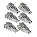 50 Pack Inline Cliplock Wire Strainer Aluminum Alloy Heavy Duty Wire Ratchet Tensioner for Electric Fence