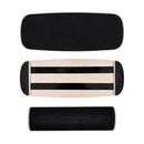 Wooden Balance Board Non-Slip Roller Board Home Fitness Balance Trainer Improves Core Stability for Snowboard Skateboard Surf Yoga Training Max Load 200kg