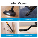 DEVANTI 30000Pa Cordless Stick Vacuum Cleaner 4-in-1 Handheld Vac, Gold