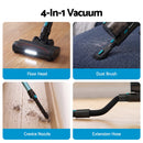 DEVANTI 30000Pa Cordless Stick Vacuum Cleaner 4-in-1 Handheld Vac, Green