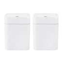Artiss Rubbish Bin 12L 2-Pack Sensor Kitchen Automatic Motion Touchless White