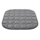Giselle Weighted Lap Blanket 3.2KG Grey Crystal Velvet Quilted Glass Bead Fill for Sofa Office