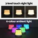 Devanti 3 in 1 Wireless Charger 15W Fast Charging RGB Light Bluetooth Speaker for Phone