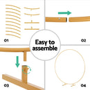 2M Round Backdrop Stand Wedding Background Decoration Party Flower Balloon Display